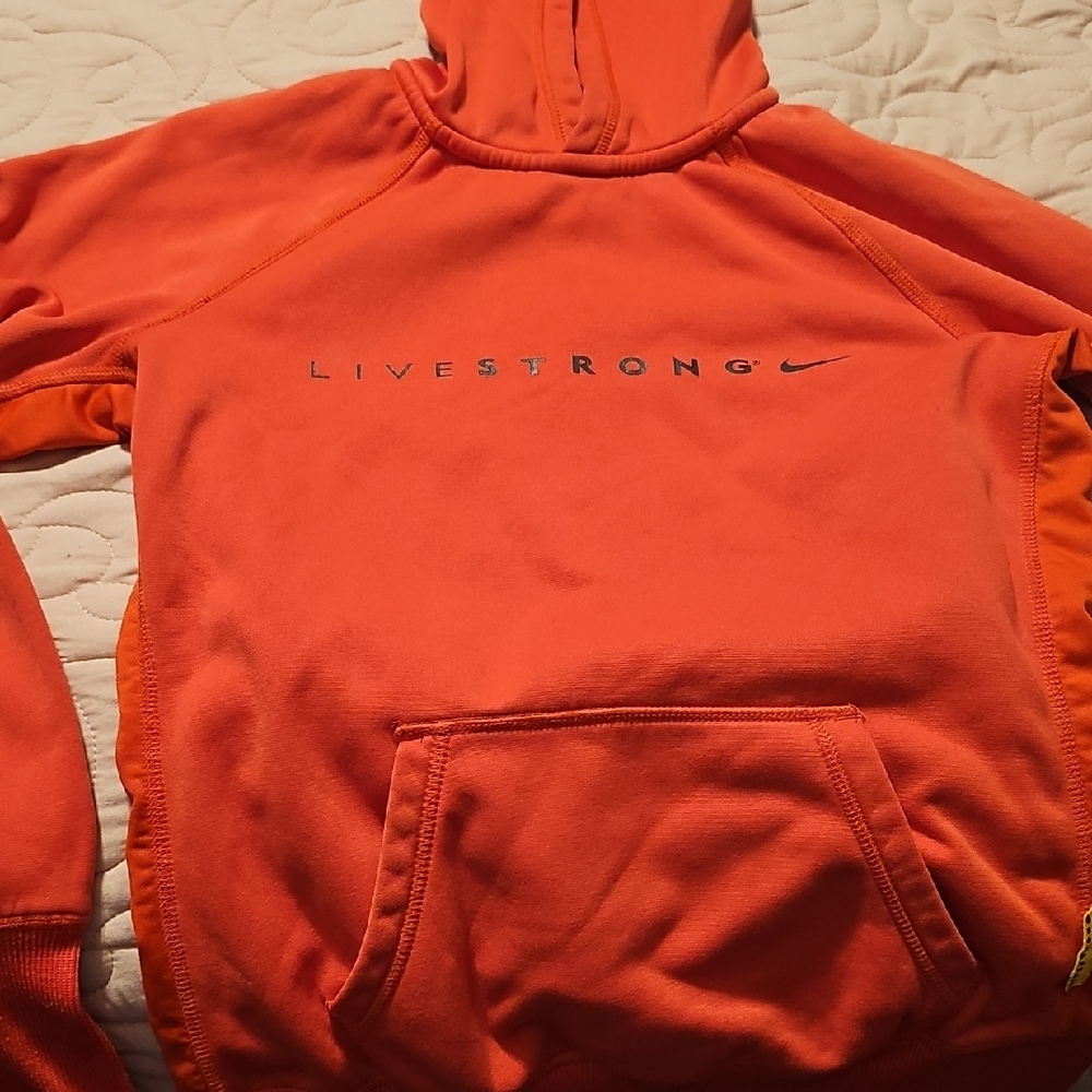 Nike Orange LIVESTRONG Hoodie